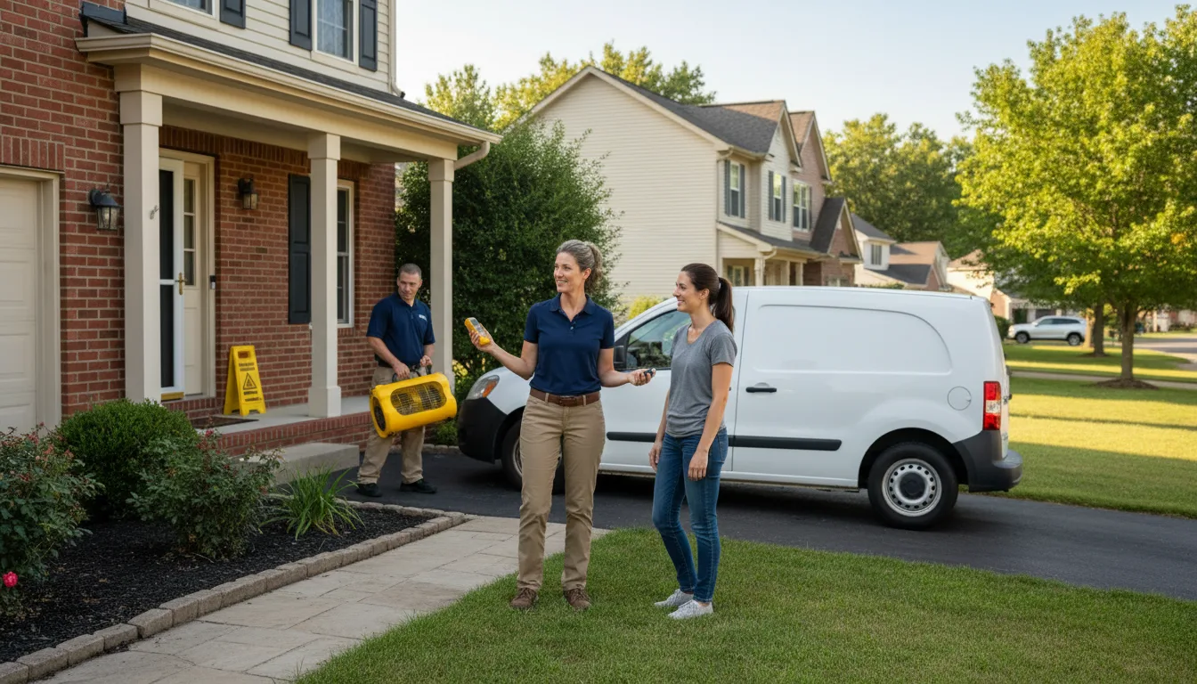 Water restoration image for Emergency Water Removal Services in Morrilton, AR